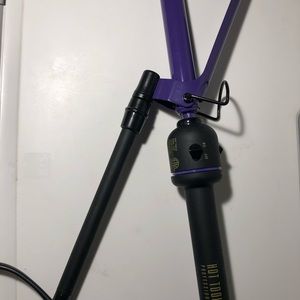 Purple curling iron